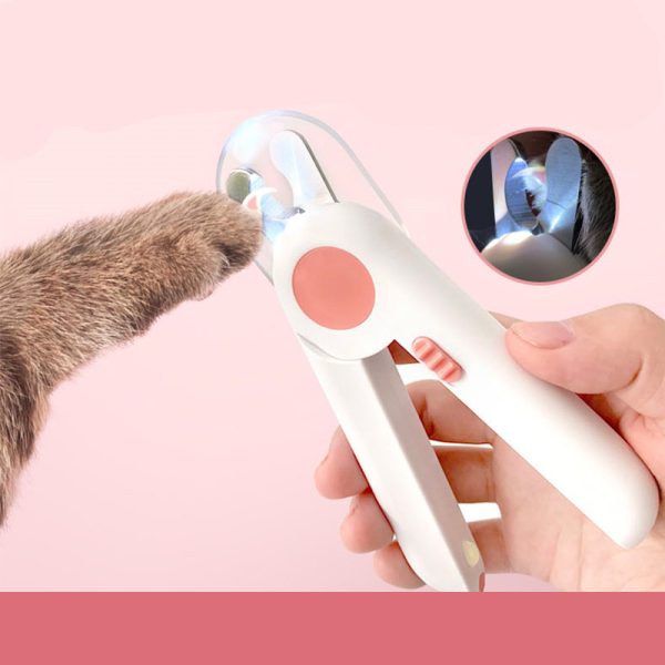 Nail clipper LED Light-Emitting Professional Pet Nail Clippers Dog Cat Cutter